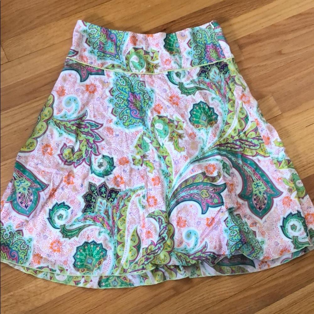 Fun paisley pattern skirt